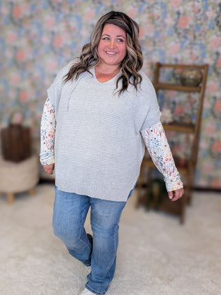 Marcie Textured Knit Short Sleeve Hooded Top (2 Colors)