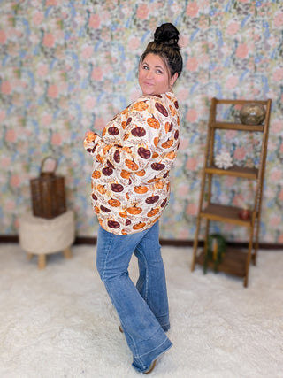 Blair Mockneck w/Thumbholes in Fall Vibes (3 Prints)