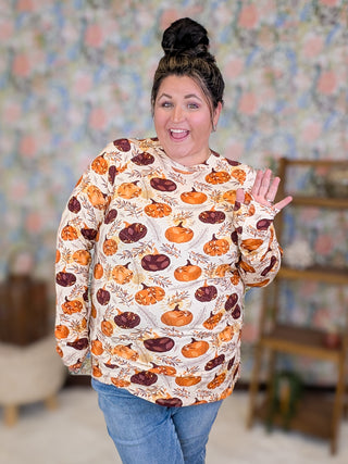 Blair Mockneck w/Thumbholes in Fall Vibes (3 Prints)