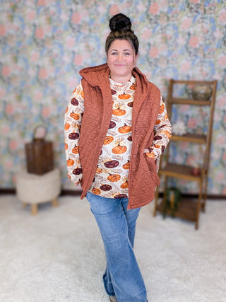 Blair Mockneck w/Thumbholes in Fall Vibes (3 Prints)