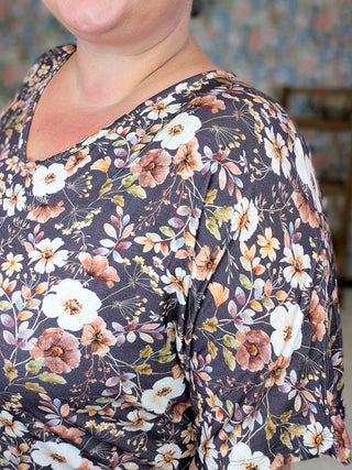 Ashley Ultimate Dolman Short Sleeve Tee in Florals (4 Prints)