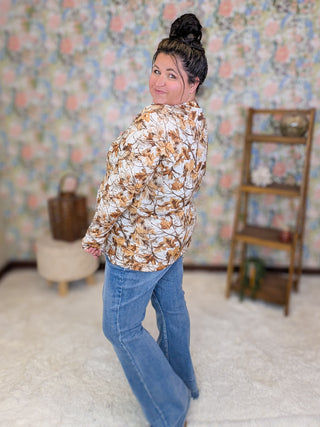 Blair Mockneck w/Thumbholes in Fall Vibes (3 Prints)