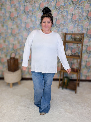 Kellie Dolman Long Sleeve w/Side Slits (2 Colors)