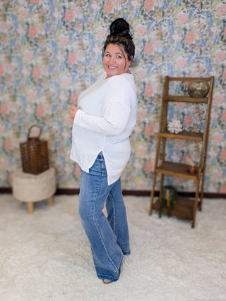 Kellie Dolman Long Sleeve w/Side Slits (2 Colors)