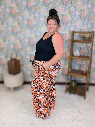 DOORBUSTER Luxe Lounge Pants w/Pockets in Halloween Prints