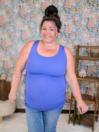 Wide Strap Long Tank (13 colors)