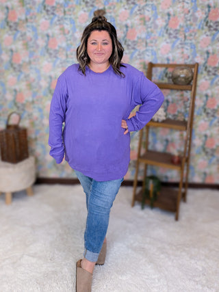 Annie Luxe Brushed Ribbed Pullovers in Solids (14 Colors)