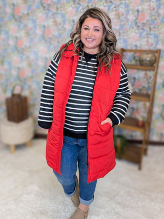 Remington Longline Quilted Non-Puff Vest