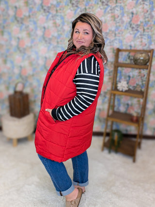 Remington Longline Quilted Non-Puff Vest