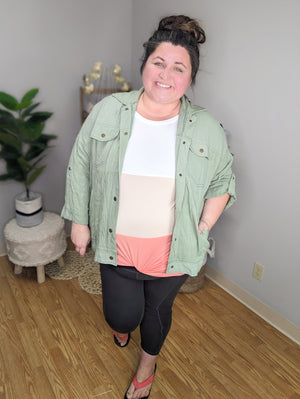 Lakeside Linen Snap Down Shacket (4 colors!)