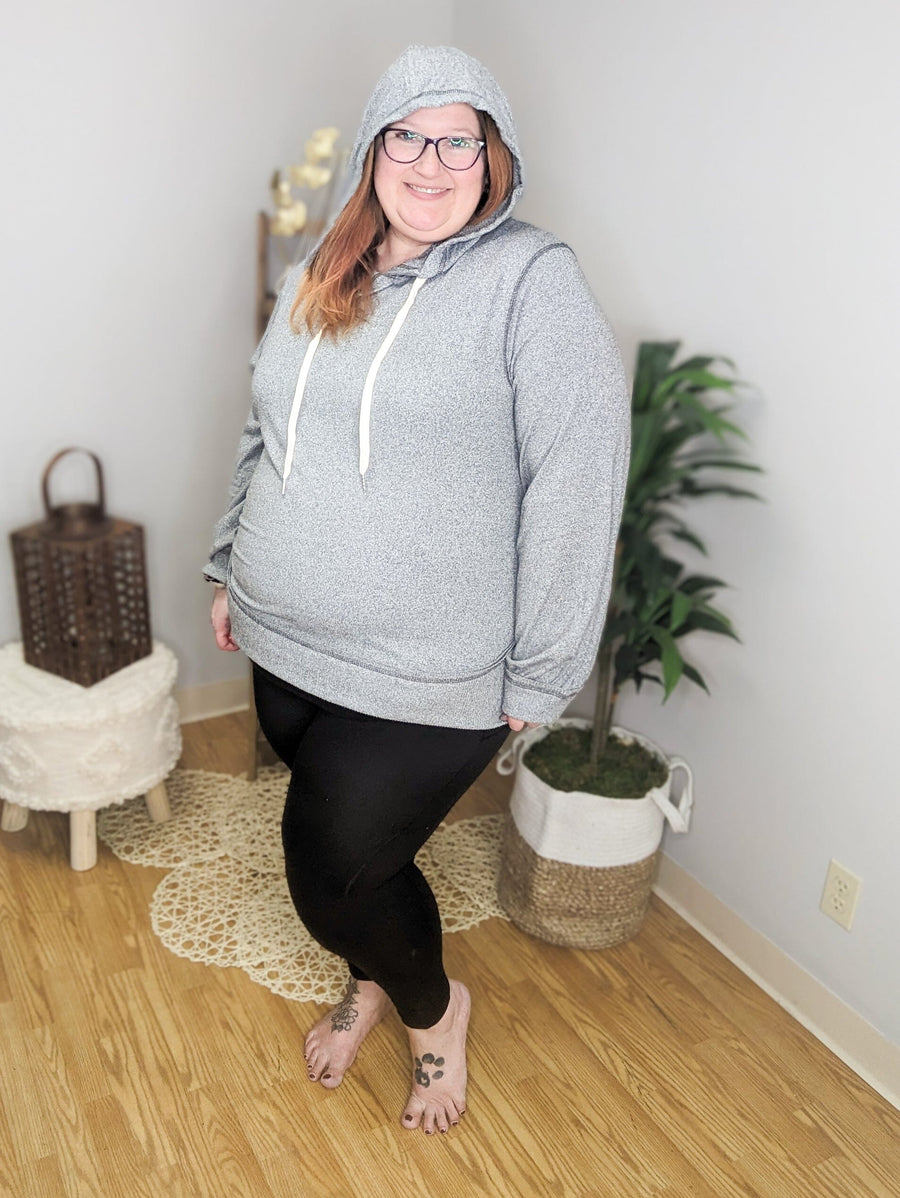 Zip it Up Hoodie in Gray hoodies WHITE BIRCH 