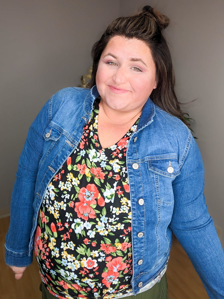 POCKETFUL OF PERFECT- PRINTS SHORT SLEEVE TOPS Michelle Mae 