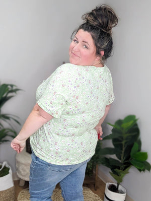 POCKETFUL OF PERFECT- PRINTS SHORT SLEEVE TOPS Michelle Mae 