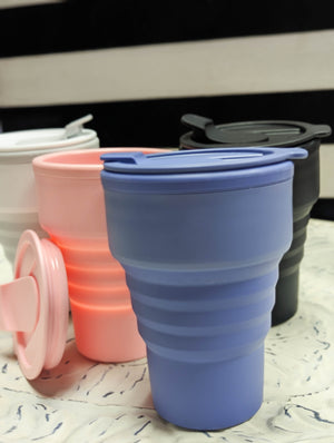 SALE- Collapsible Silicone Cups (4 colors)