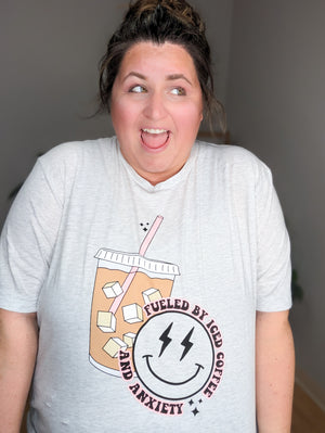 Iced Coffee and Anxiety Graphic Tee