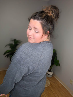 Something Nice To Say Henley Washed Top (3 colors) LONG SLEEVE TOPS SEW IN LOVE 