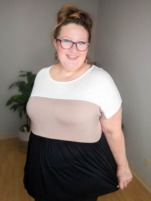 Tiers of Joy Colorblock Shaping Top
