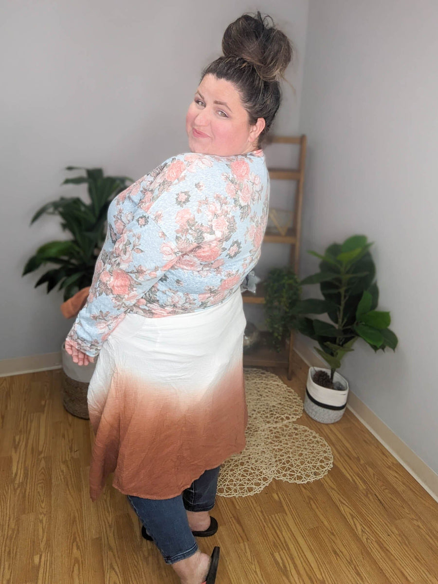 Gauze Dip Dye Buttondown