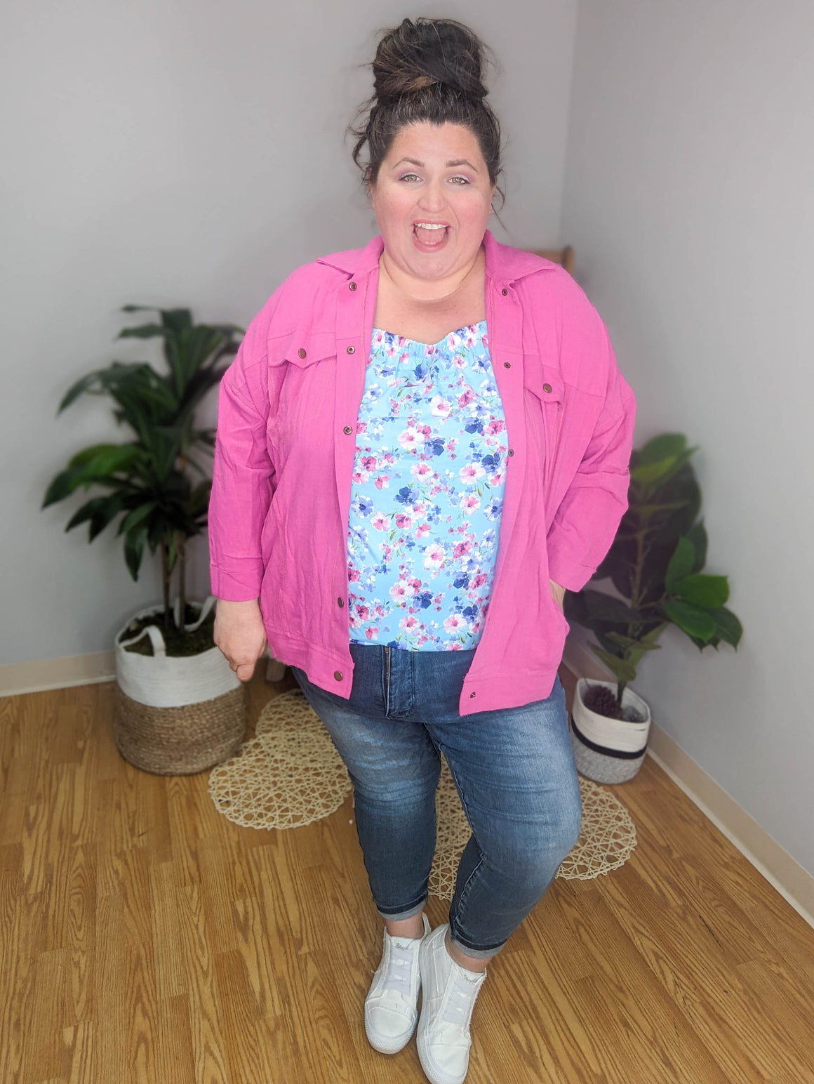 Lakeside Linen Snap Down Shacket (4 colors!)