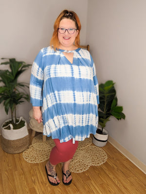 SALE- Summer Swirl TieDye Tunic (3 colors)