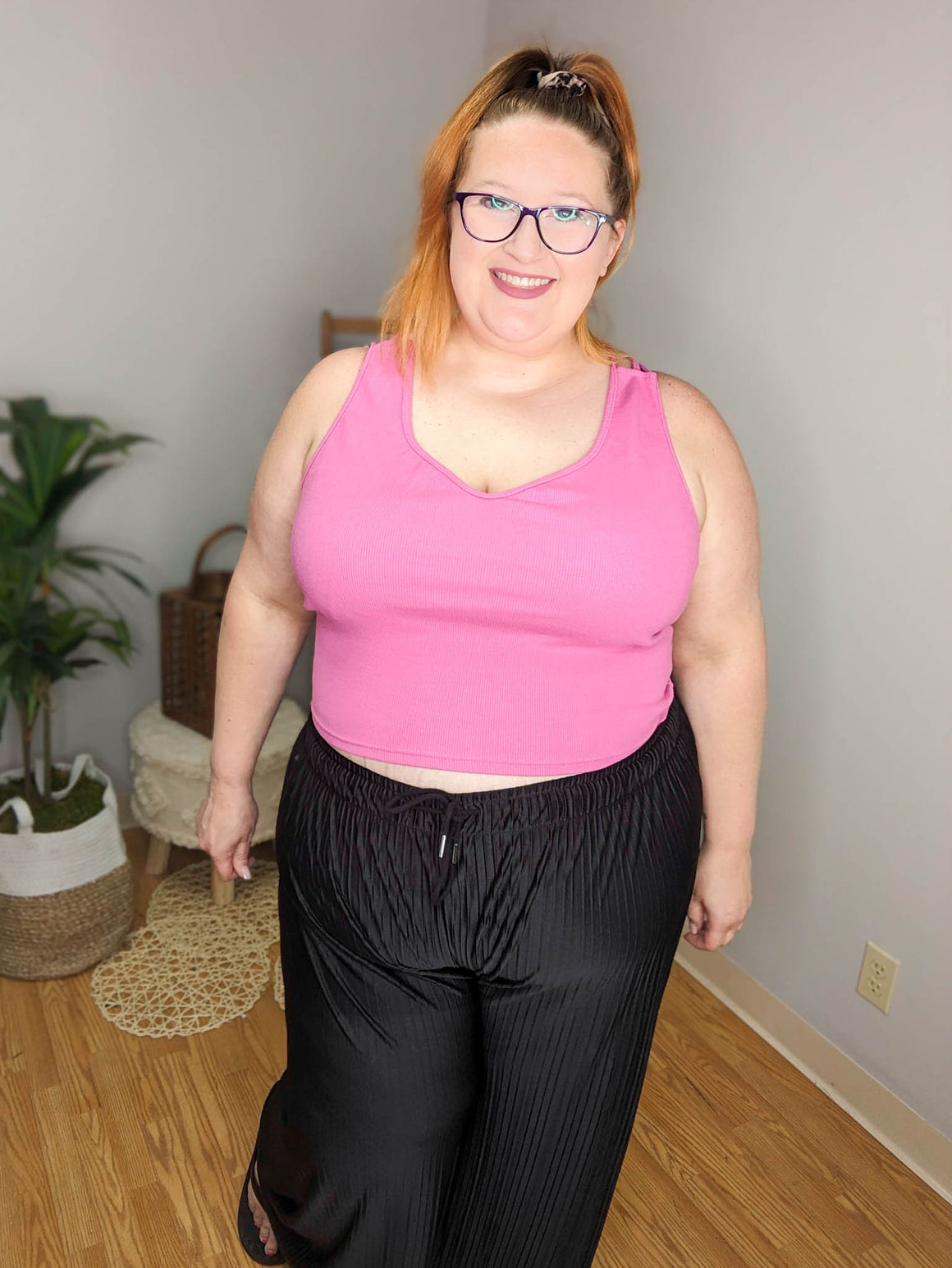 Multi-Tasker Strappy Back Crop Top