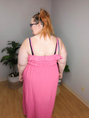 SALE- Ruffle Top Girly Maxi Dress (2 colors)