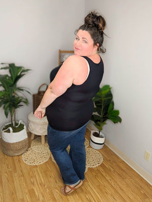 Wide Strap Long Tank long tanks dynamic fashion 