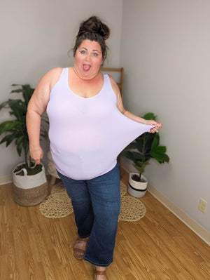 NEW Reversible Wide Strap Long Tank