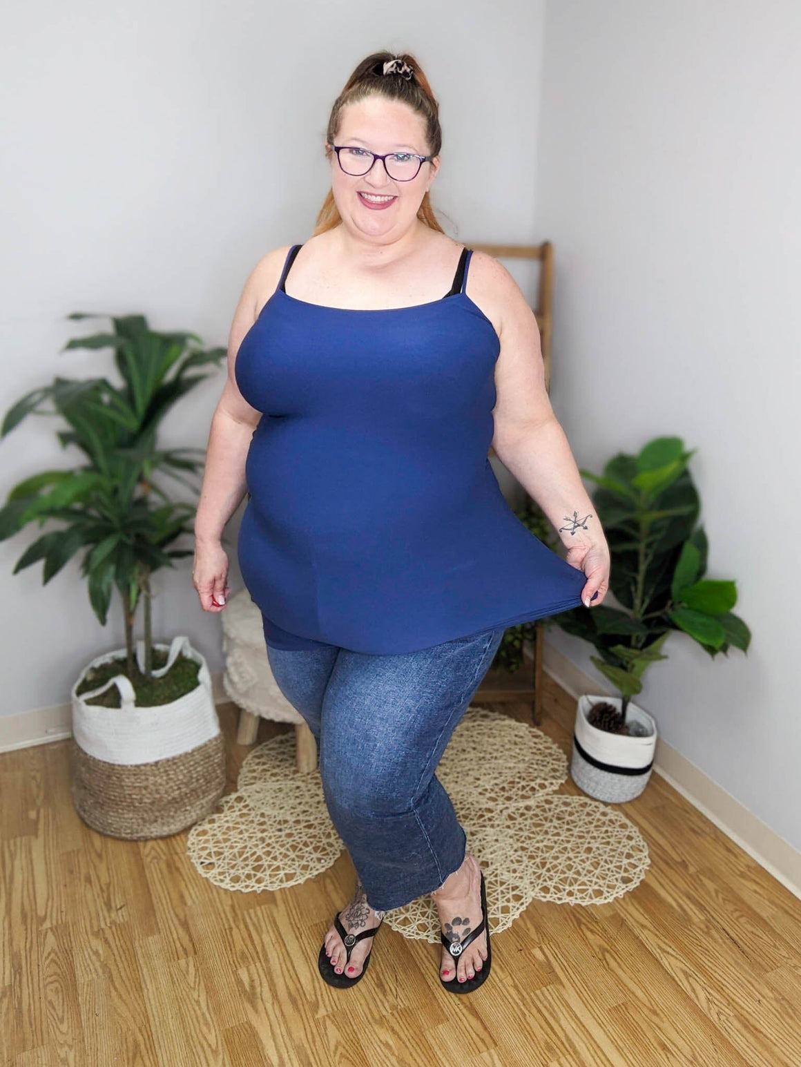 Cami Strap Long Tank long tanks dynamic fashion 
