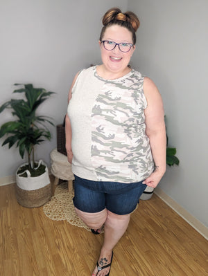 Judy Blue Dark Wash Side Slit Shorts