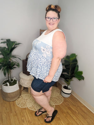 Judy Blue Dark Wash Side Slit Shorts
