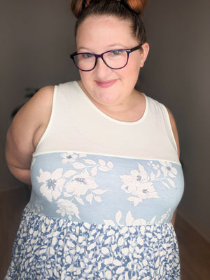 It Figures Block Printed Shaping Tank (2 colors)