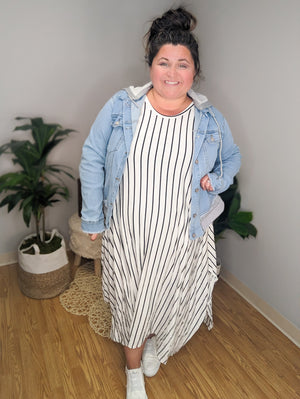 Flowy Fab Striped Tank Dress