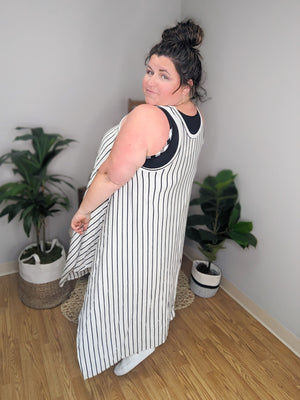 Flowy Fab Striped Tank Dress