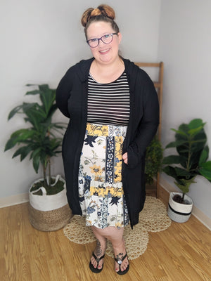 Patch of Sunshine Mixed-Print Dress Dresses eg fashion 