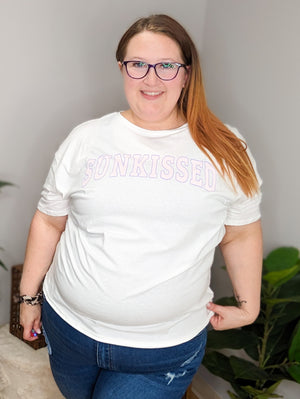 SALE- Sunkissed Oversized Graphic Tee
