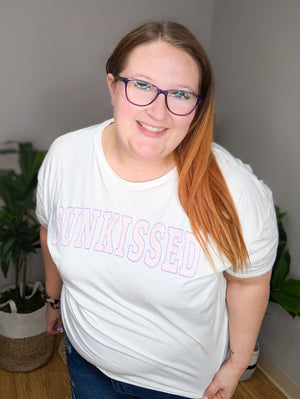 SALE- Sunkissed Oversized Graphic Tee
