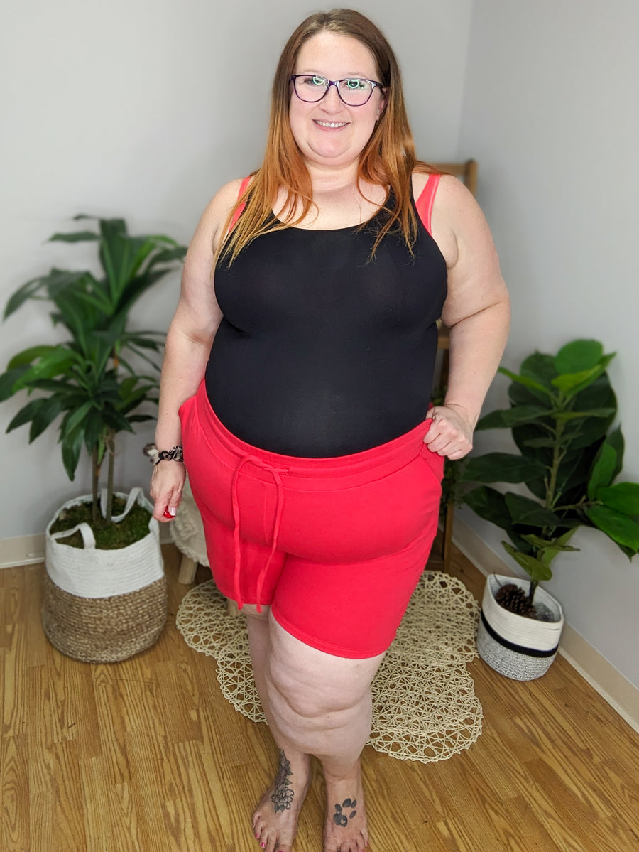 SALE- Lazy Days French Terry Drawstring Shorts *PROMO*