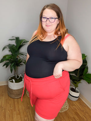 SALE- Lazy Days French Terry Drawstring Shorts *PROMO*
