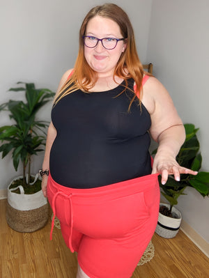 SALE- Lazy Days French Terry Drawstring Shorts *PROMO*