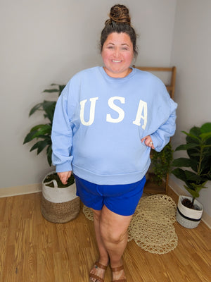 USA Relaxed Fit Sweatshirt