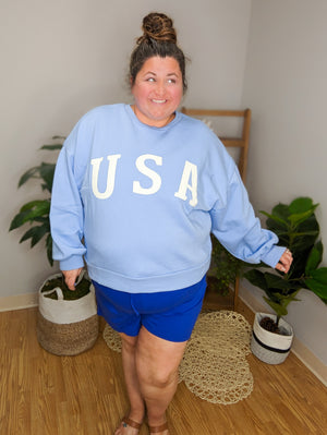 USA Relaxed Fit Sweatshirt