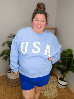 USA Relaxed Fit Sweatshirt