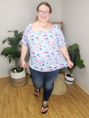 Judy Blue High Rise Yoke-Detail Skinny Jeans BOTTOMS Judy Blue 