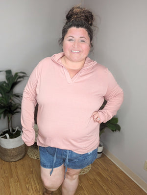 Hoping For It Hooded Top Tops WHITE BIRCH 