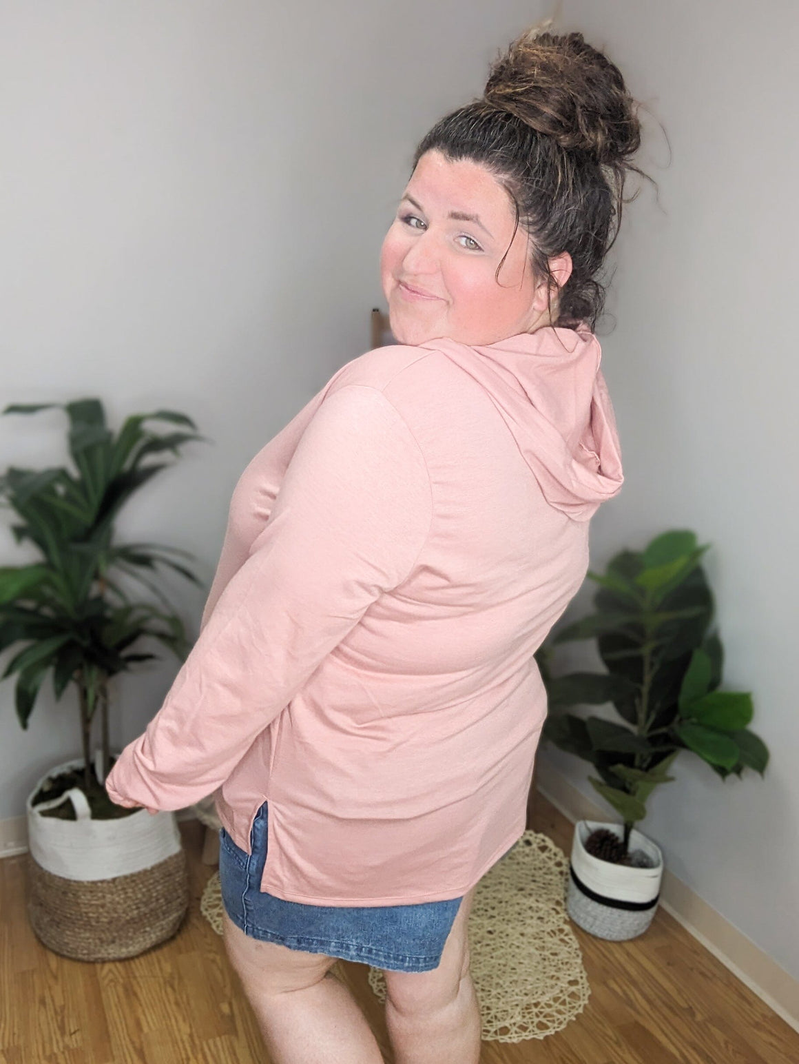 Hoping For It Hooded Top Tops WHITE BIRCH 