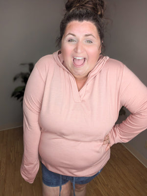 Hoping For It Hooded Top Tops WHITE BIRCH 