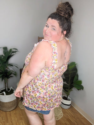 Budding Beauty Floral Smocked Tank (3 colors)