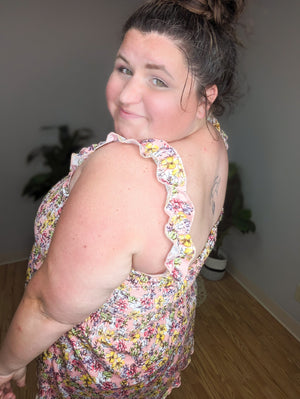 Budding Beauty Floral Smocked Tank (3 colors)