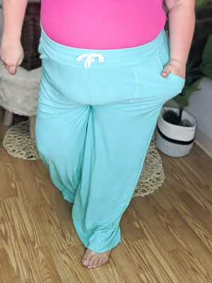 SALE- Pocket Stitch Wide Leg Lounge Pants
